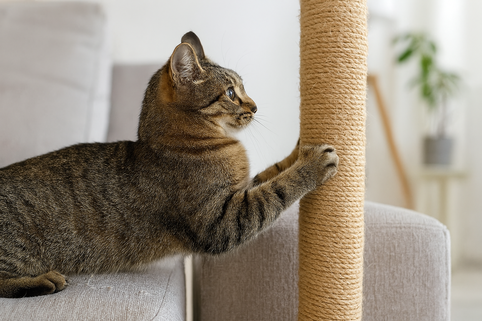 Cómo evitar que tu gato arañe los muebles