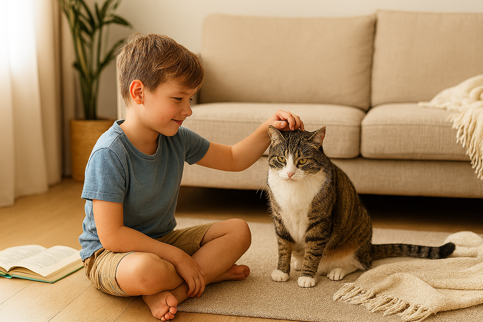 Gatos y niños: ¿convivencia perfecta o misión imposible?
