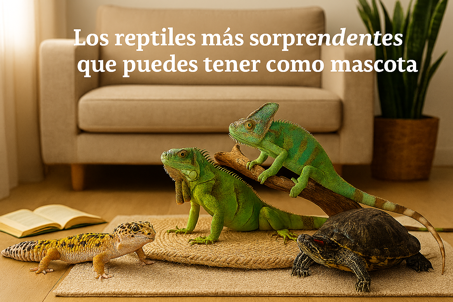 Los reptiles más sorprendentes que puedes tener como mascota